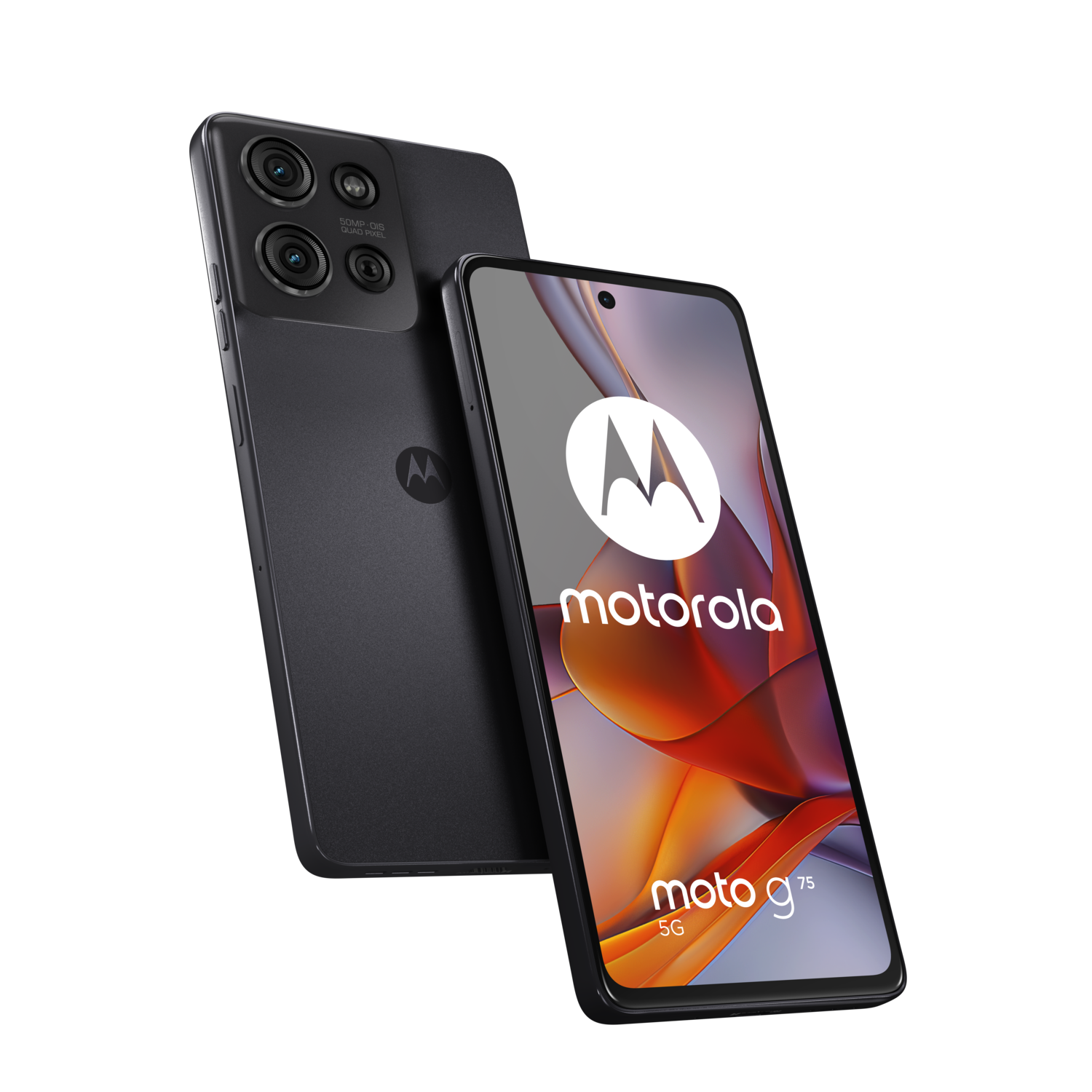 Motorola Motorola Moto G75 - 5g Charcoal Grey 256 Gb Grijs afbeelding