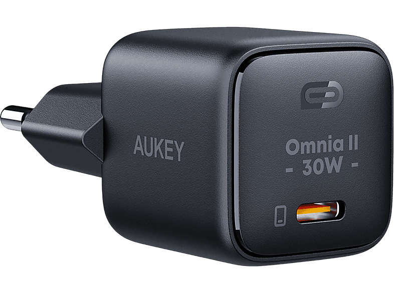 AUKEY PA-B1L-BK 30W Omnia II Mini GaN Type-C PD Şarj Adaptörü