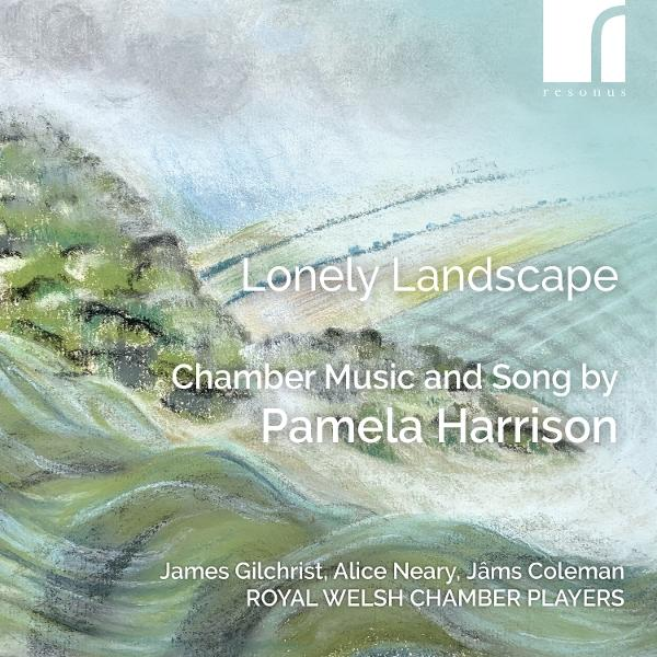 CD-Cover mit einem abstrakten Landschaftsgemälde. Text: Lonely Landscape.