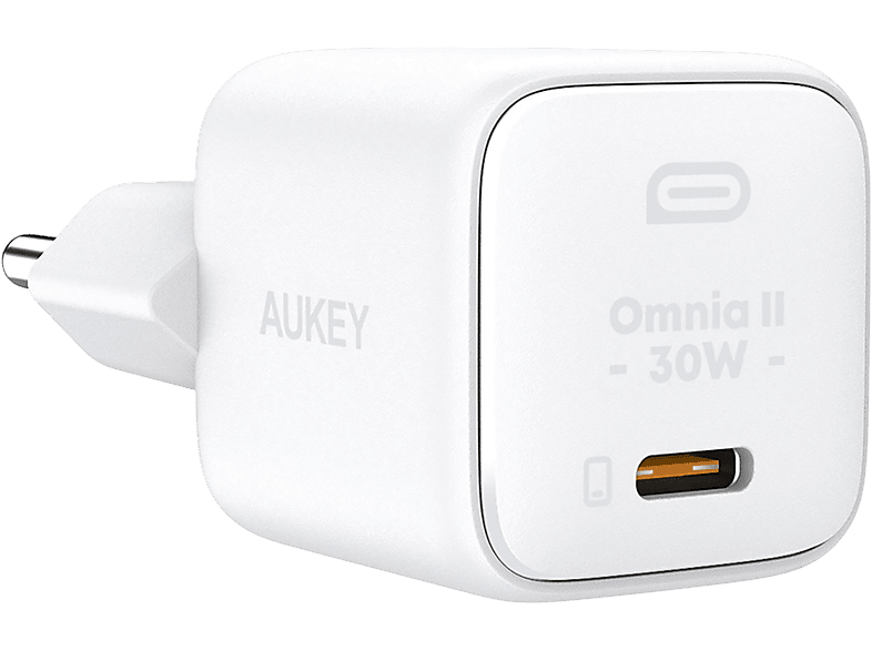 AUKEY PA-B1L-WH 30W Omnia II Mini GaN Type-C PD Şarj Adaptörü