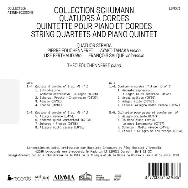 CD-Cover mit Text auf Französisch und Deutsch, Auflistung von Musik und Künstlern.