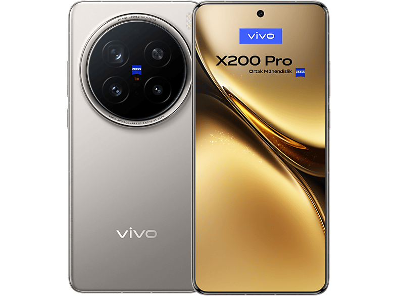 VIVO X200 Pro 16/512GB Akıllı Telefon Titanyum Gri