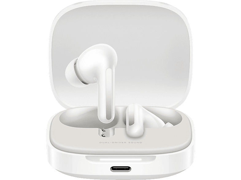 XIAOMI Redmi Buds 6, In-ear Kopfhörer Bluetooth Cloud White