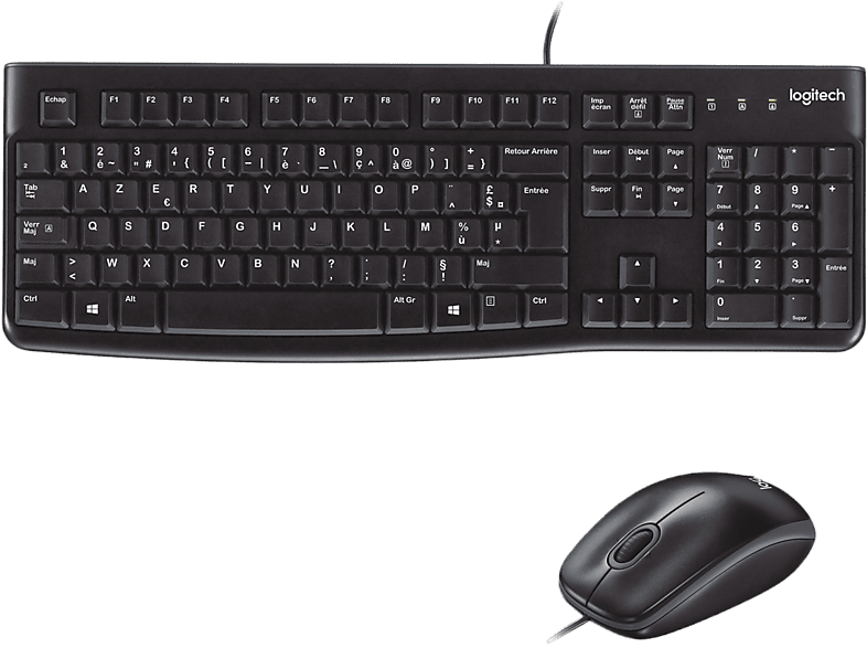 Logitech Toetsenbord En Muis Mk120 Azerty Zwart (920-002534)