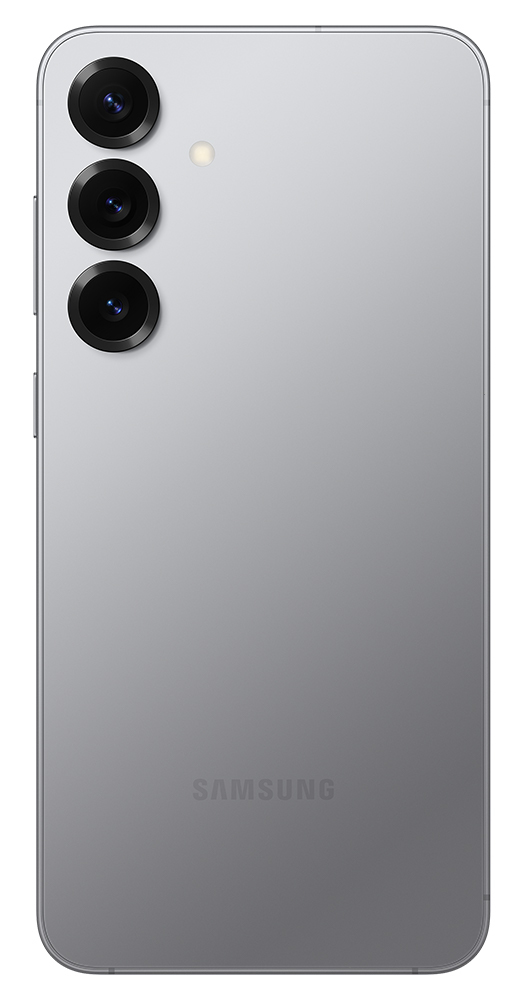 Jasnoszary tył telefonu Samsung z trzema obiektywami aparatu.