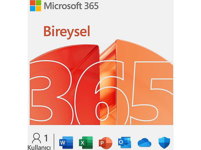 MICROSOFT Office 365 Bireysel 1 Yıl Dijital Lisans