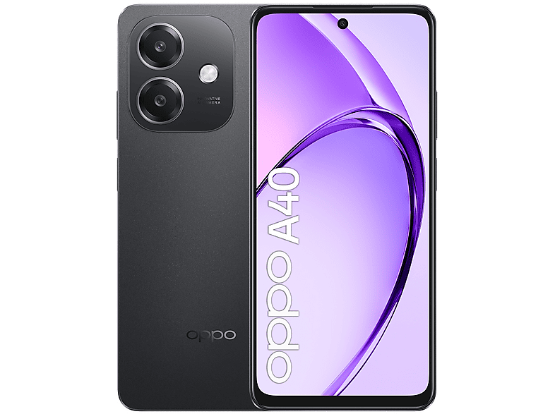 Oppo A40 4+128, 128 GB, Black Smartphone
