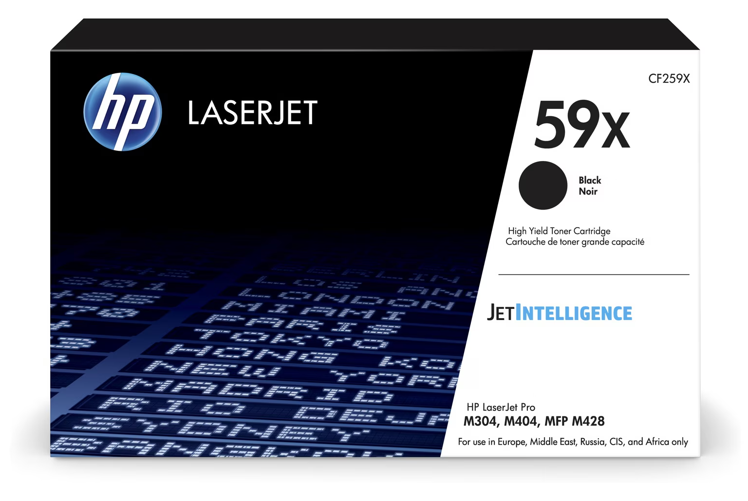 HP No.59X nagy kapacitású fekete eredeti toner, 10000 oldal (CF259X)