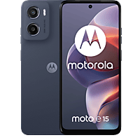 MediaMarkt MOTOROLA Moto E15 - 64GB - Denim Blue - 64 GB Blauw aanbieding