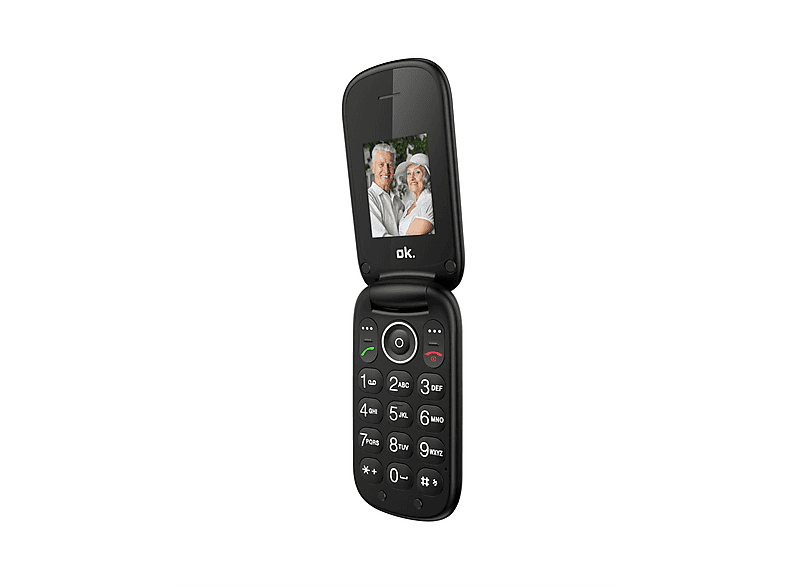 OK. OMP 51 MOBILE PHONE FLIP Mobiltelefon, Schwarz