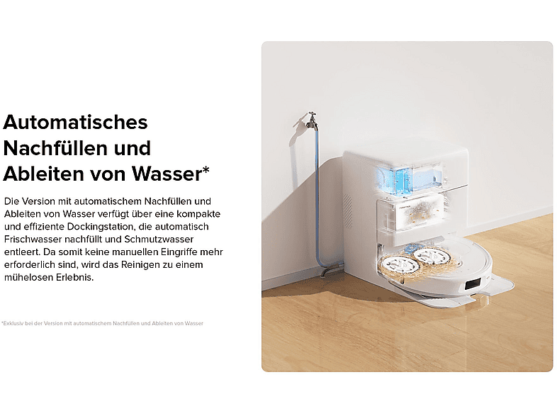 ROBOROCK Qrevo Plus mit automatischer Nachfüllstation Saugwischroboter