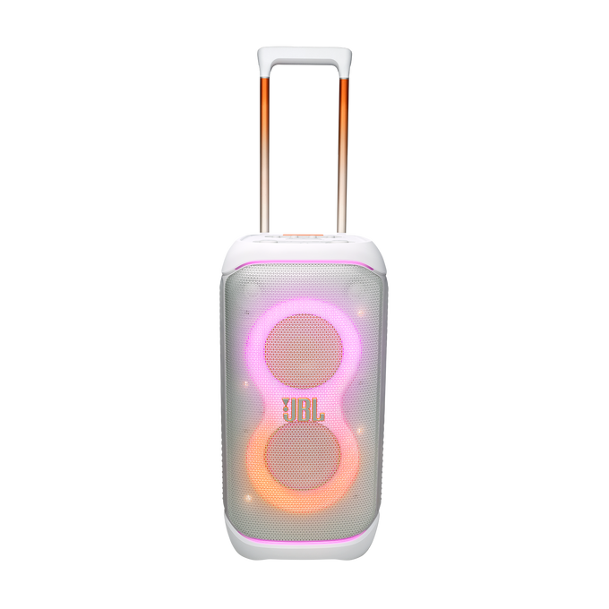 Altavoz con asa y luces.