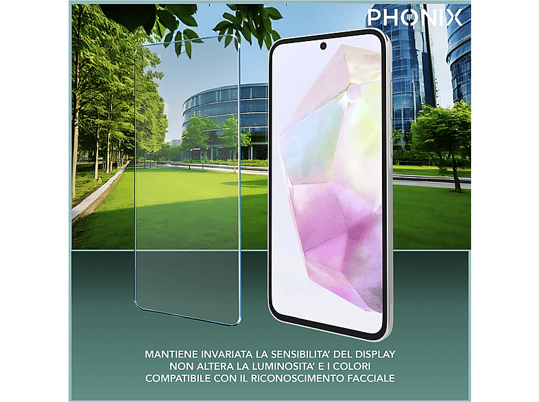 VETRO TEMPERATO PHONIX pellicola Samsung A36 confezione 3pz