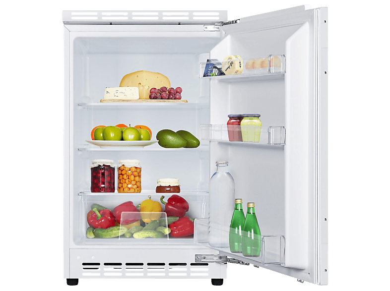 AMICA UVKSD 351 951 Unterbau-Vollraumkühlschrank (103 l, E, 815 mm hoch, Weiß)