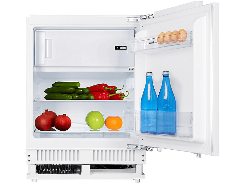 Thumbnail - AMICA UKSX 361 901 Unterbau-Kühlschrank mit Gefrierfach (111 l, E, 825 mm hoch, Weiß)