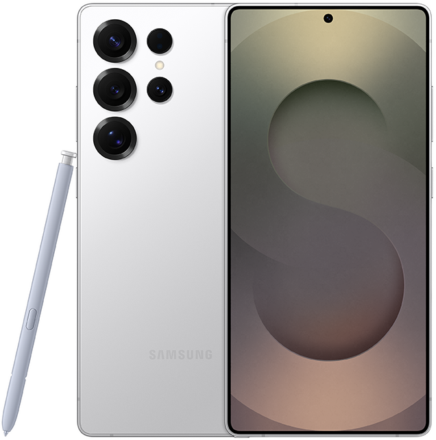 SAMSUNG GALAXY S25 ULTRA 12/256 GB DualSIM Fehéres szürke titán Kártyafüggetlen Okostelefon