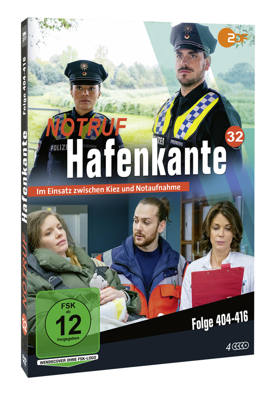 DVD-Cover einer deutschen Polizeiserie mit Schauspielern und einer Szene.