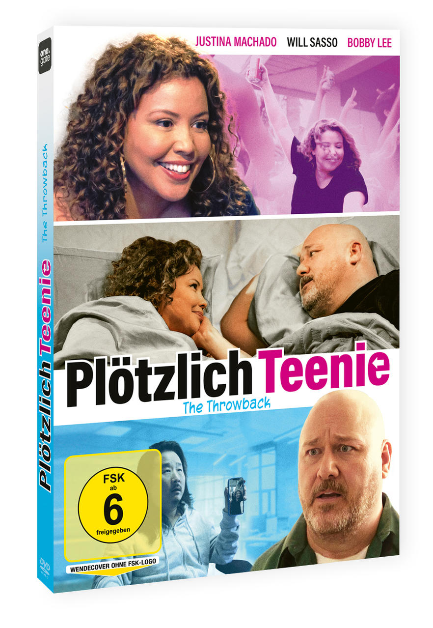 DVD-Hülle mit drei Bildern einer Frau und eines Mannes.