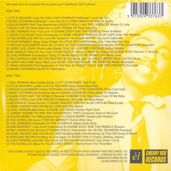 CD-Cover mit Trackliste und dem Logo von Cherry Red Records.