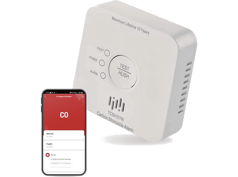 Detektor tlenku węgla EMOS GoSmart TCS0101W z WiFi