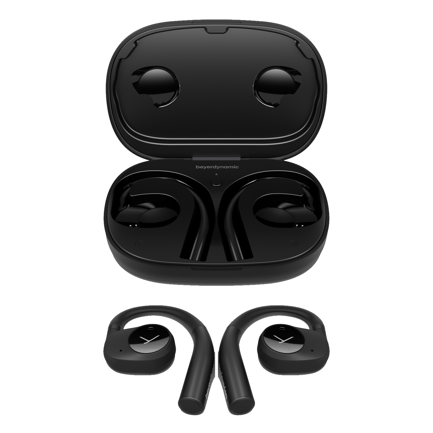 Beyerdynamic Verio 200 Bluetooth Open-ear Hoofdtelefoon Zwart Oordopjes Zwart