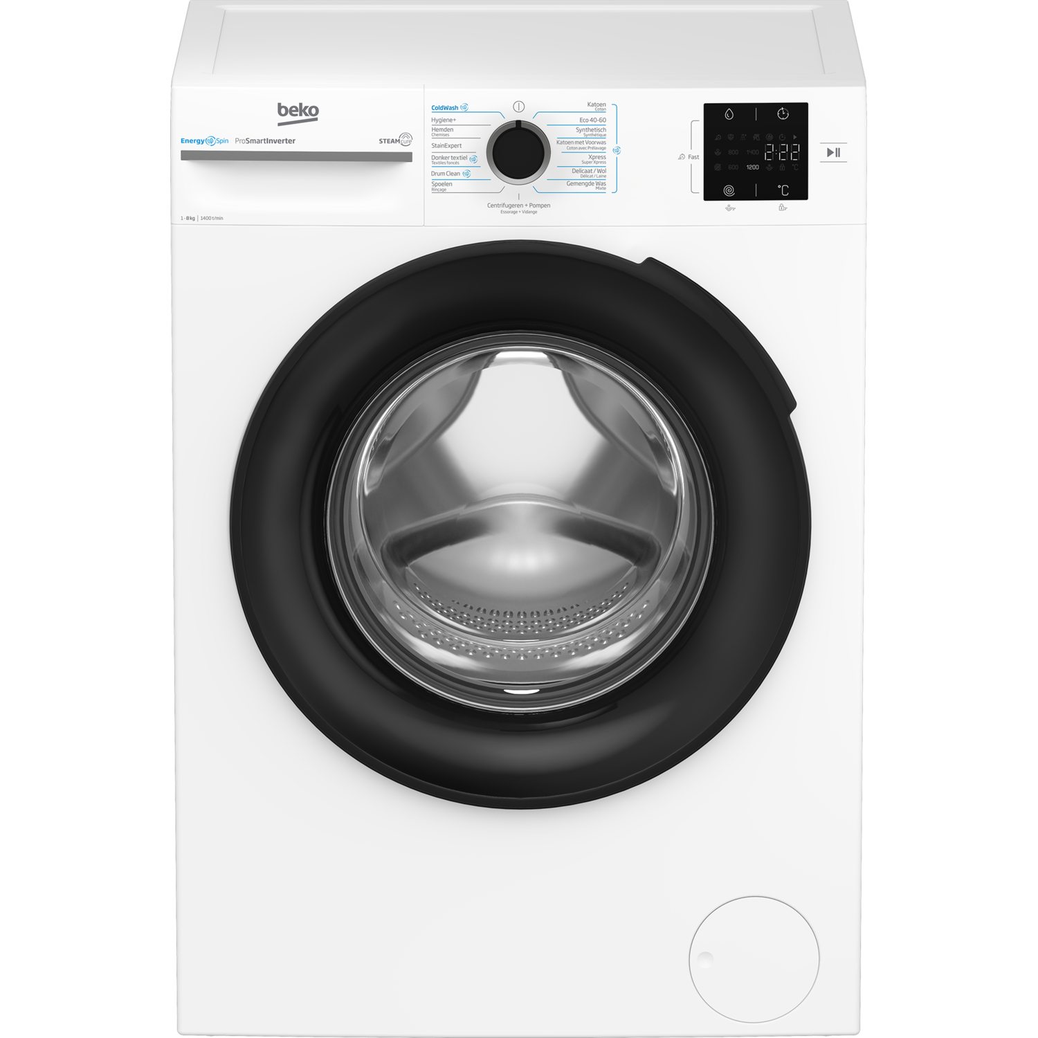 Beko BM3WFT3841W Wasmachine Wit