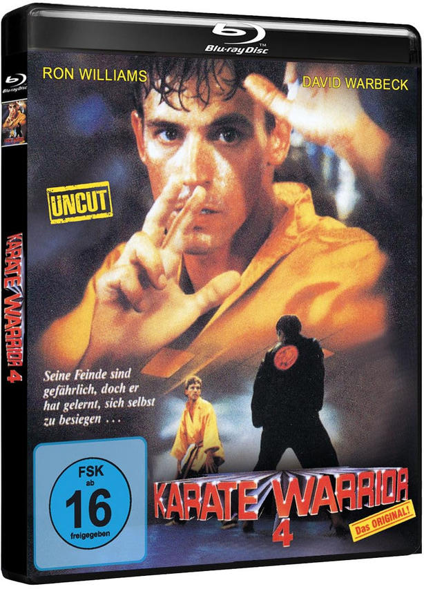 Filmcover von Karate Warrior 4, mit einem Mann.
