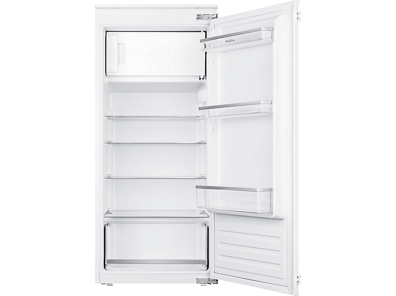 AMICA EKSS 362 221 Einbaukühlschrank mit Gefrierfach (179 l, E, 1221 mm hoch, Weiß)