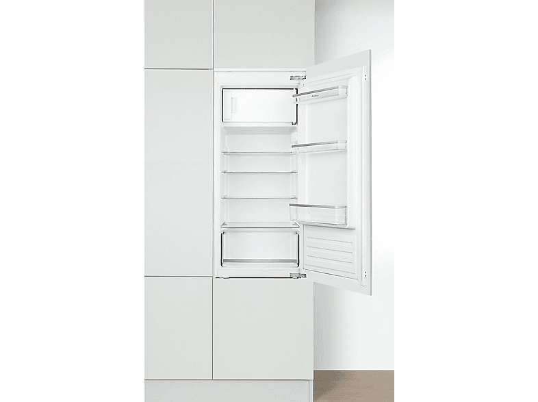 AMICA EKSS 362 221 Einbaukühlschrank mit Gefrierfach (179 l, E, 1221 mm hoch}, Weiß)
