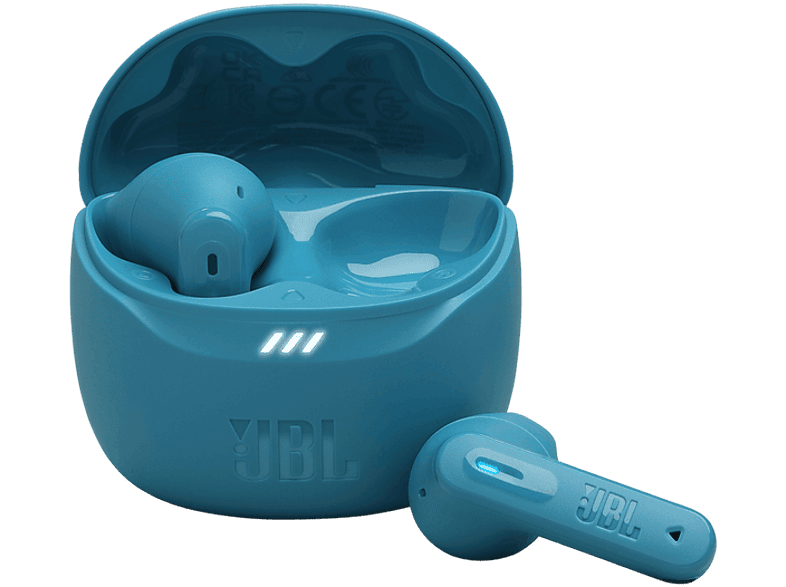 REACONDICIONADO Seminuevo Muy bueno Auriculares True Wireless - JBL Tune Flex 2, 48 h Autonomía, IP54, Cancelación de ruido, Ergonómico, Turquesa
