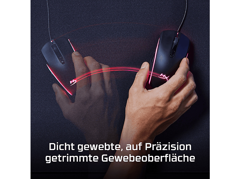 HP Pulsefire Mat Gaming Mauspad XL - Stoff, Schwarz; Gaming-Mauspad — Foto 4 von 5