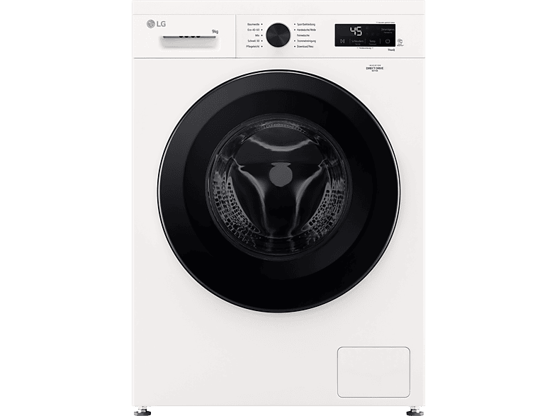 LG F4WB309Y unterbaufähig, Waschmaschine (9 kg, 1310 U/Min., A)