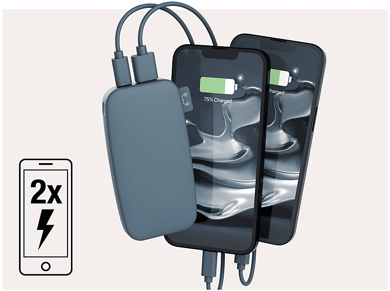 Fresh'n Rebel Powerbank 12000 Dried Green • Nature & Découvertes Suisse