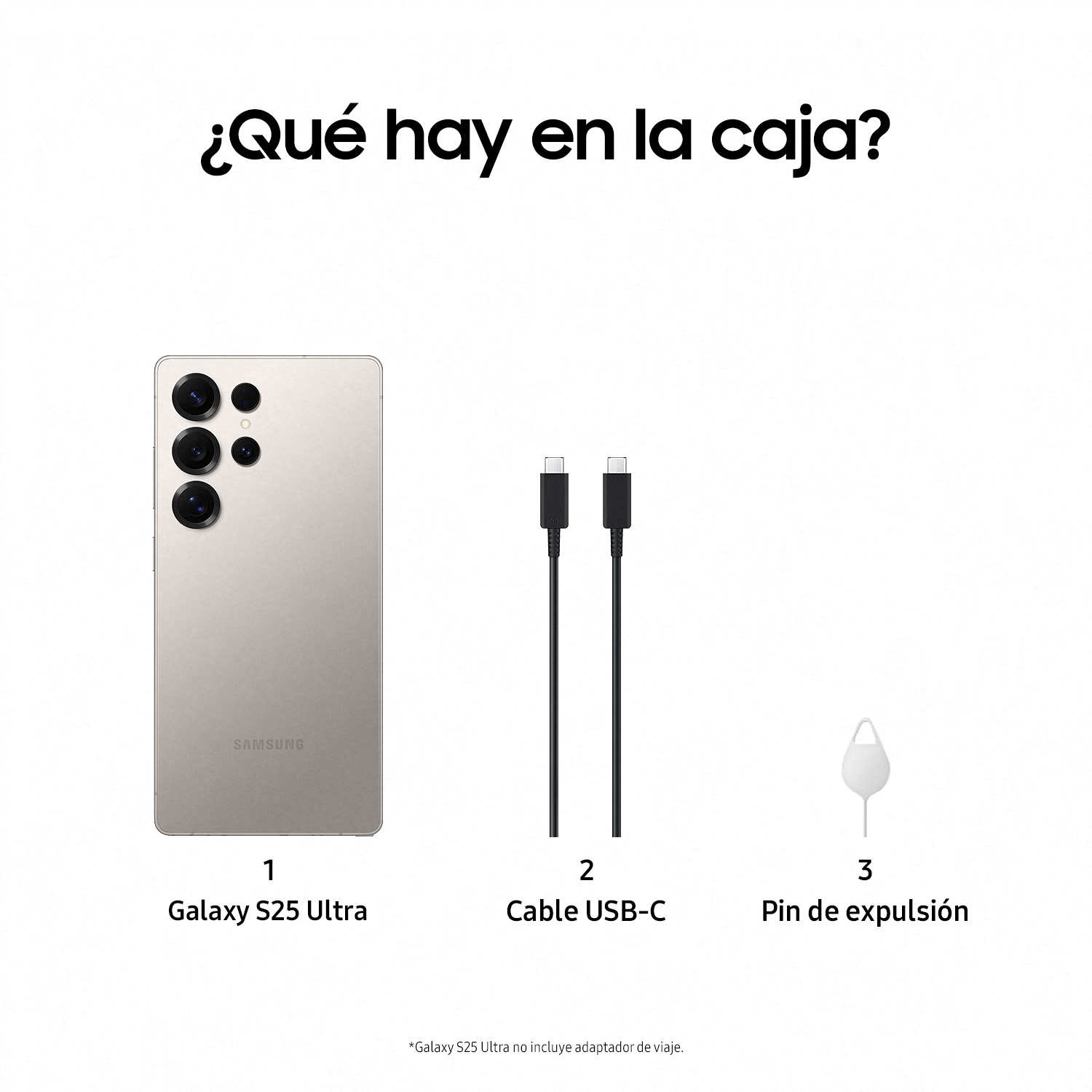 Móvil | Samsung Galaxy S25 Ultra, Titanium Gray, 512 GB, 12 GB RAM
