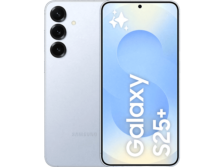 Samsung Galaxy S25 Plus, Icy Blue, 256 GB, 12 GB RAM, 6.7 WQHD+ con IA , Snapdragon 8, 4900 mAh, Android 15