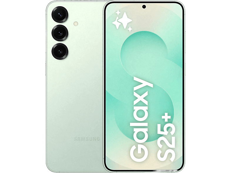 Samsung Galaxy S25 Plus, Mint, 512 GB, 12 GB RAM, 6.7 WQHD+ con IA , Snapdragon 8, 4900 mAh, Android 15