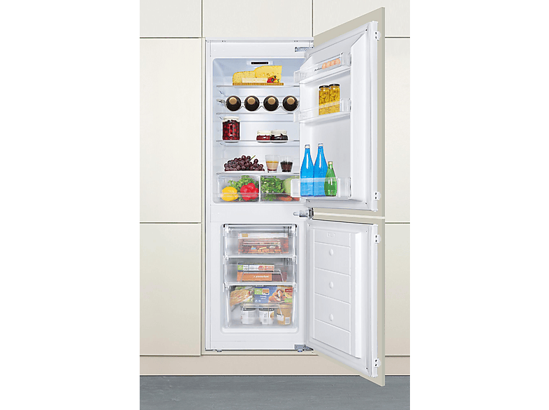 AMICA EKGCS 385 901 Kühlgefrierkombination (E, 202 l, 1574 mm hoch, Weiß)