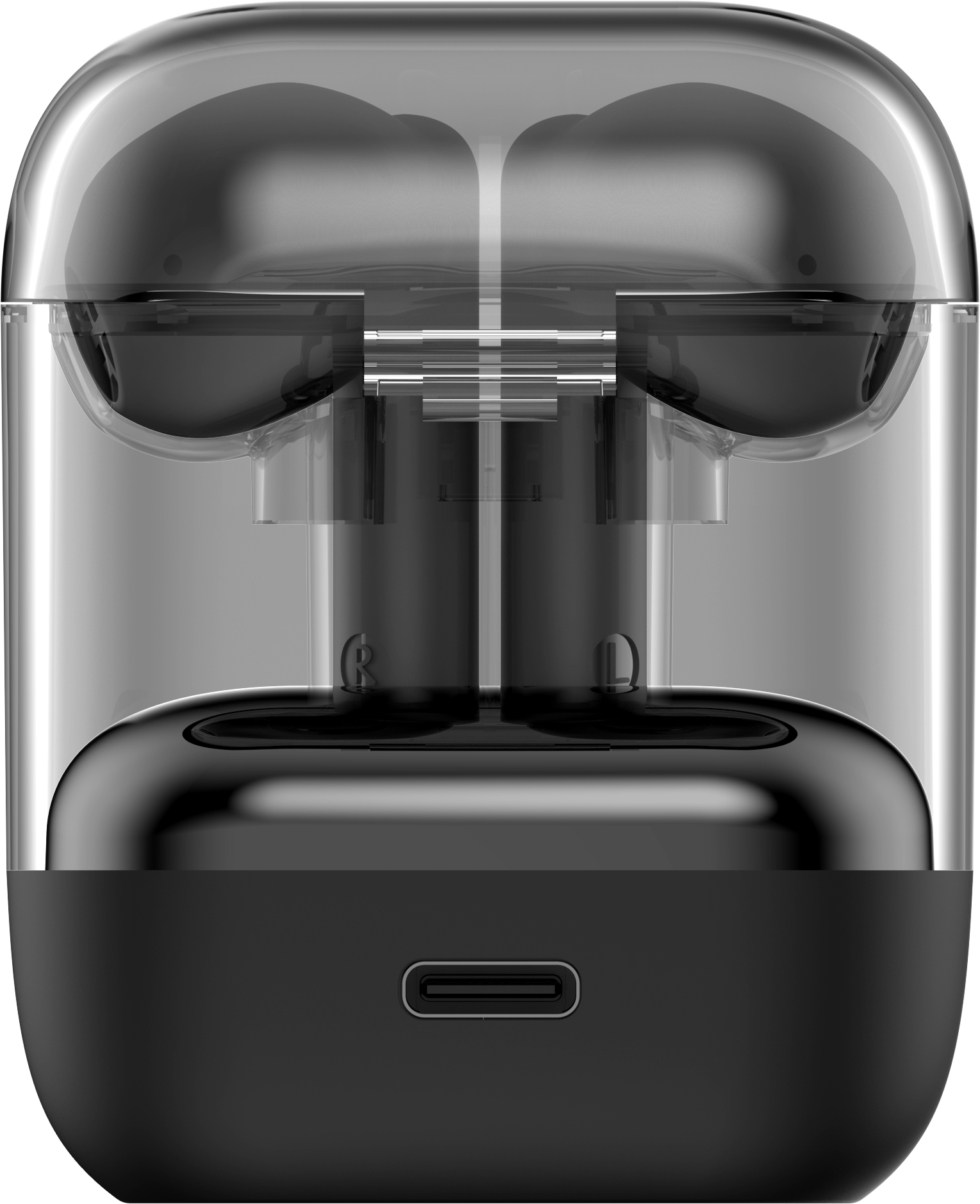 ISY 2V230123 TWS vezeték nélküli fülhallgató mikrofonnal, fekete (ITW-7000-BK)