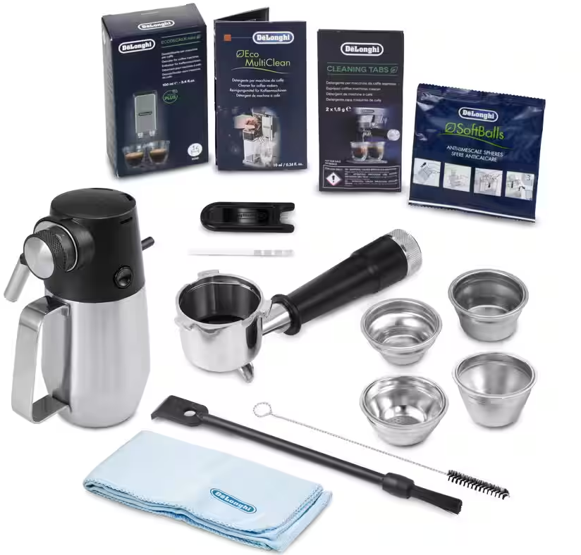 DE-LONGHI La Specialista Maestro Cold Brew Espressomaschine Silber