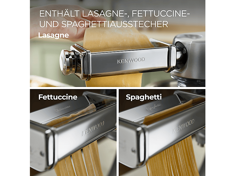 Kenwood Pasta-Set max980ME; Nudelwalze — Foto 3 von 5