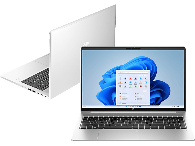 Zdjęcia - Laptop HP   ProBook 450 G10 FHD i5-1334U/16GB/512GB SSD/INT/Win11H Srebrny Srebrno-czarny 