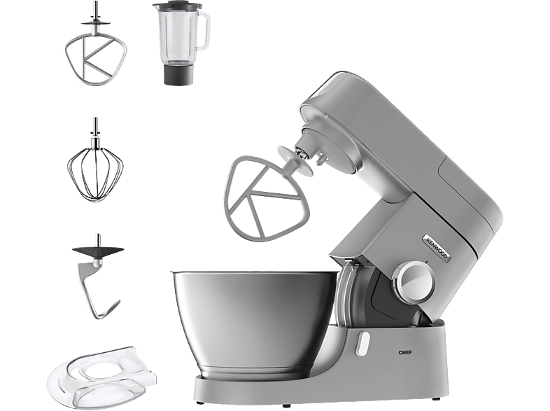 Kenwood KVC 3110 S Chef Küchenmaschine Silber (Rührschüsselkapazität: 4,6 l, 1000 Watt)