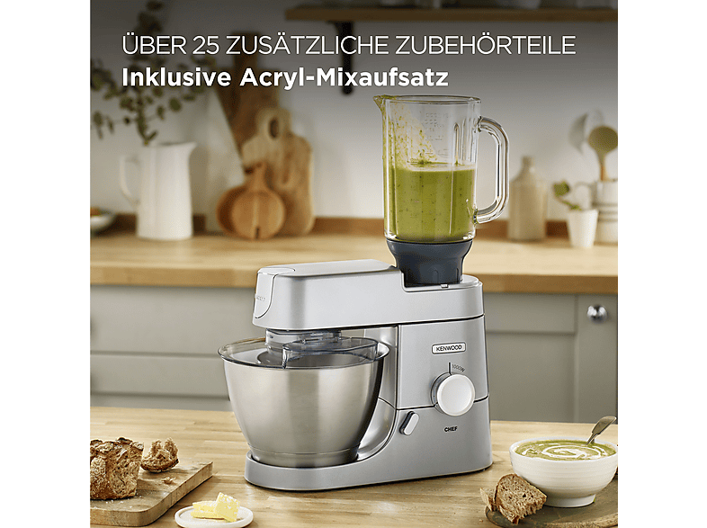 Kenwood KVC 3110 S Chef Küchenmaschine Silber (Rührschüsselkapazität: 4,6 l, 1000 Watt) — Foto 2 von 5