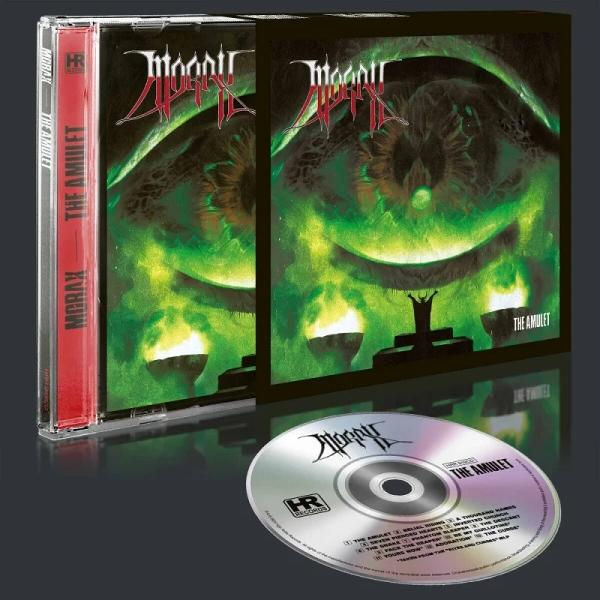 Albumcover mit grünen und schwarzen Bildern und eine CD.