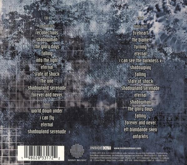 CD-Cover, Titelliste, weiß und grau, Insideout Music.