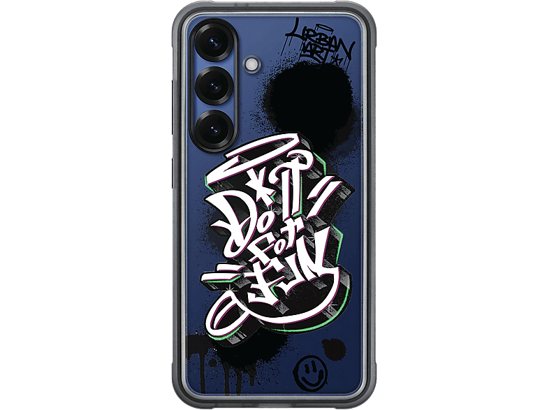 SAMSUNG Flipsuit Rugged Case, Backcover, Samsung, Galaxy S25, Black