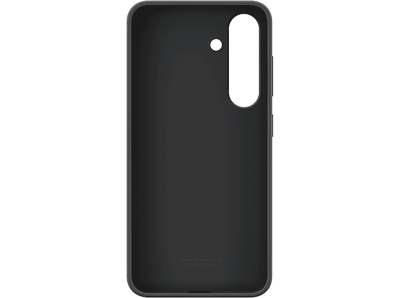 SAMSUNG Silicone Case, Backcover, Samsung, Galaxy S25, Black