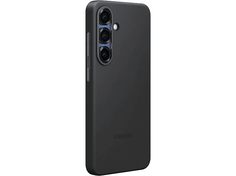 SAMSUNG Silicone Case, Backcover, Samsung, Galaxy S25, Black