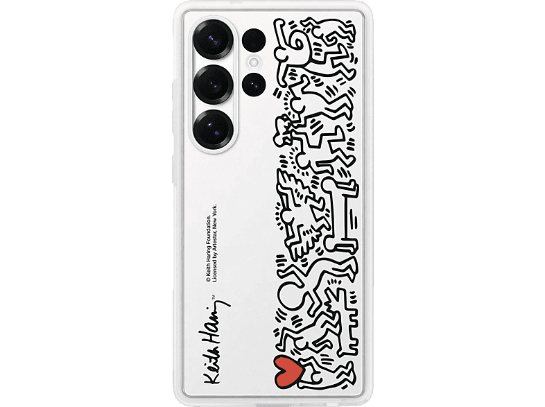 SAMSUNG Flipsuit, Backcover, Samsung, Galaxy S25 Ultra, White Polycarbonat, Thermoplastisches Polyurethan