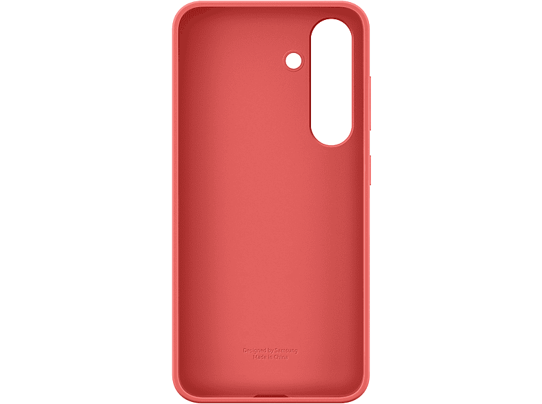 SAMSUNG Silicone Case, Backcover, Samsung, Galaxy S25, Red